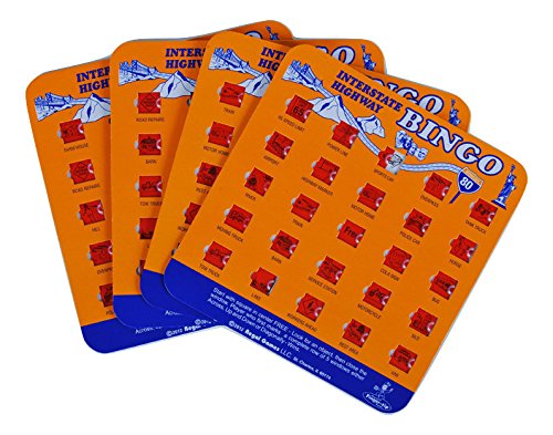 Product Cover Regal Games Original Travel Bingo 4 Pack - Great for Family Vacations Car Rides and Road Trips ...