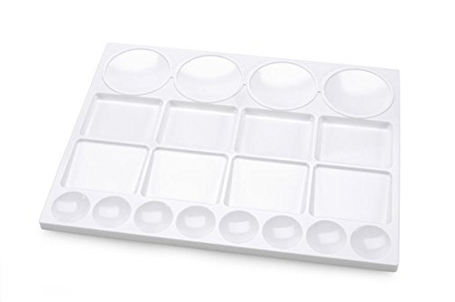 Product Cover Darice White Plastic 10 Oblong Palette