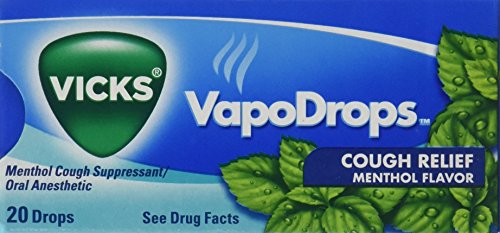 Product Cover Vicks VapoDrops Menthol Cough Drops (20 Drops) 2-Pack