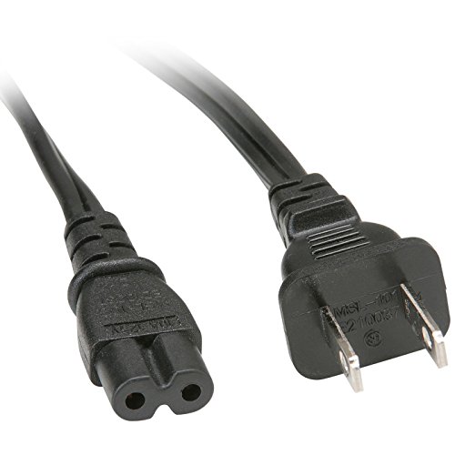 Product Cover 2 Prong Printer Power Cord/Printer Power Cable for Canon PIXMA MP160 And Many Different Other Model Canon HP,Lexmark,Dell,Brother,Epson.