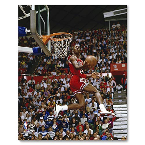 Product Cover Michael Jordan 1987 Slam Dunk Contest Action Glossy Photograph Photo Print