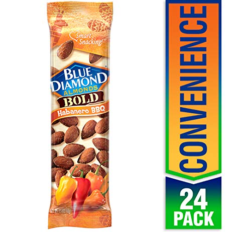 Product Cover Blue Diamond Almonds, Bold Habanero BBQ, 1.5 Ounce, 12 count, Pack of 2