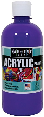 Product Cover Sargent Art 24-2442 16-Ounce Acrylic Paint, Violet