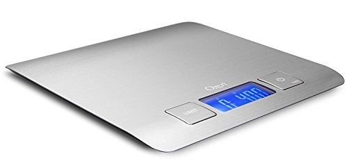 Product Cover Zenith Digital Kitchen Scale by Ozeri, in Refined Stainless Steel with Fingerprint Resistant Coating