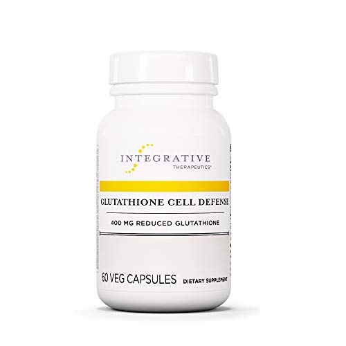 Product Cover Integrative Therapeutics - Glutathione Cell Defense - 400 mg Reduced Glutathione - With Anthocyanins & L-Cysteine to Support Healthy Cell Development - 60 Capsules