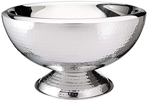 Product Cover Elegance Hammered 3-Gallon Stainless Steel Doublewall Punch Bowl
