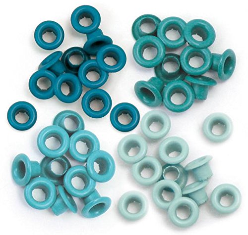 Product Cover We R Memory Keepers Eyelets for Scrapbooking, Aqua, Standard