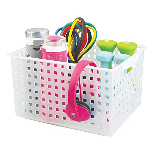 Product Cover iDesign Spa Plastic Storage Organizer Basket with Handle for Bathroom, Health, Cosmetics, Hair Supplies and Beauty Products, 11.2