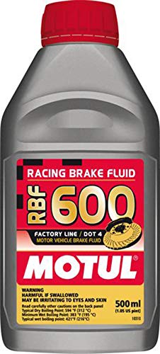 Product Cover Motul 8068HL RBF 600 Factory Line Dot-4 100 Percent Synthetic Racing Brake Fluid - 500 ml