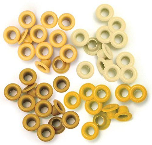 Product Cover We R Memory Keepers Eyelets for Scrapbooking, Yellow, Standard