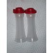 Product Cover Tupperware Large Hourglass Salt and Pepper with Red Seals