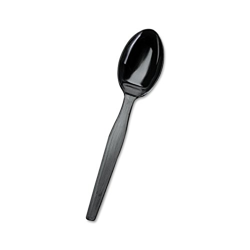 Product Cover Dixie SSS51 SmartStock Plastic Cutlery Refill, Spoons, Black, 40 Per Pack (Case of 24 Packs)