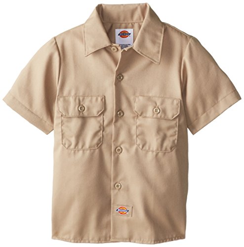 Product Cover Dickies Boys' Twill Shirt, Desert Sand, Medium