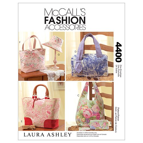 Product Cover McCall's Patterns M4400 Handbags, Tote Bags, Hat and Accessories, One Size Only