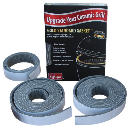 Product Cover Gold Standard High Heat Gasket with Adhesive for Medium/Small/Mini Big Green Egg with Kevlar and Nomex - 2yr Warranty
