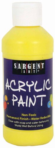 Product Cover Sargent Art 22-2302 8-Ounce Acrylic Paint, Yellow