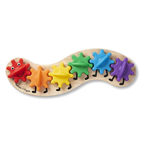 Product Cover Melissa and Doug Rainbow Caterpillar Gear Toy with 6 Interchangeable Gears