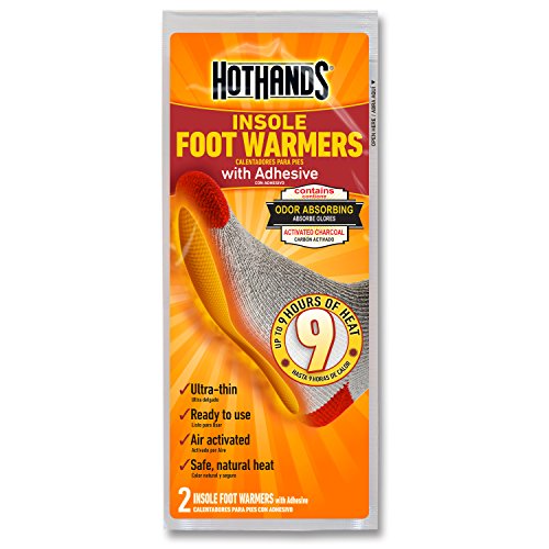 Product Cover HotHands Insole Foot Warmers With Adhesive - Long Lasting Safe Natural Odorless Air Activated Warmers - Up to 9 Hours of Heat