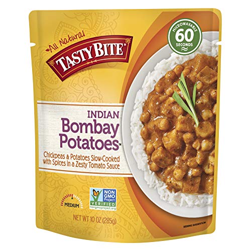 Product Cover Bombay Potatoes, 10 Ounce (Pack of 6) : Tasty Bite Indian Entrée, Bombay Potatoes, 10 Ounce (Pack of 6)