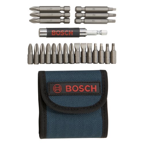 Product Cover Bosch T4021 Screwdriver Bit Set, Blue, 21-Piece