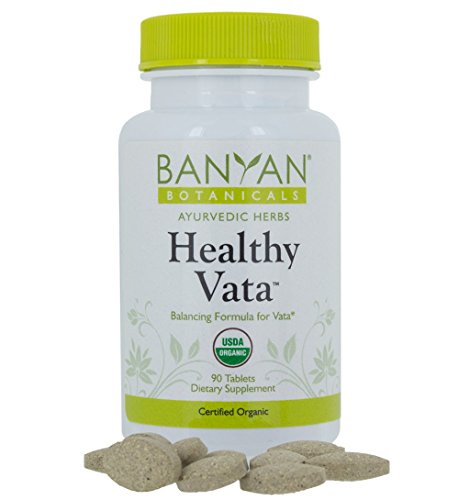 Product Cover Banyan Botanicals Healthy Vata - USDA Organic, 90 Tablets - Grounding & Nourishing - Balances Vata Dosha*
