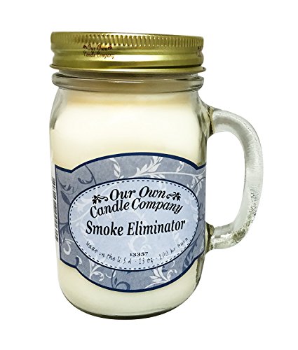 Product Cover Smoke Eliminator Scented 13 Ounce Mason Jar Candle By Our Own Candle Company