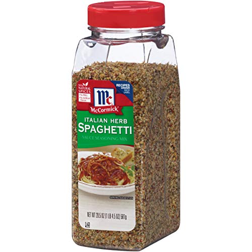 Product Cover McCormick Italian Herb Spaghetti Sauce Seasoning Mix, 20.5-Ounce