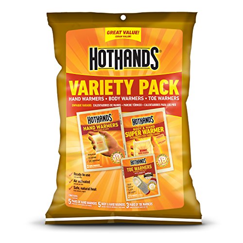 Product Cover HotHands Toe, Hand, & Body Warmer Variety Pack - Long Lasting Safe Natural Odorless Air Activated Warmers