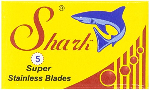 Product Cover Shark Double Edge Razor Blades, Super Stainless, 20 X 5 Count (100 blades)