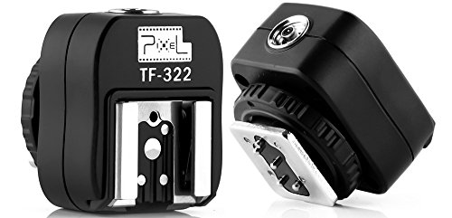 Product Cover Pixel TF-322 Flash Hot Shoe Sync Adapter with Extra PC Sync Port Dedicated for Nikon DSLR & Flashgun