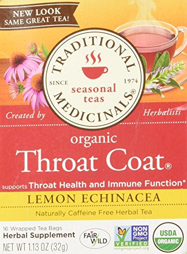 Product Cover Cold & Flu-Lemon Echinacea Throat Traditional Medicinals 16 Bag