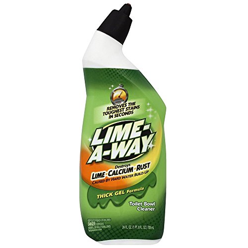 Product Cover Lime-A-Way Liquid Toilet Bowl Cleaner, 24 fl oz Bottle, Removes Lime Calcium Rust (Pack of 12)