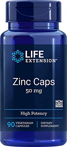 Product Cover Life Extension Zinc Caps 50 Mg (High Potency) 90 Vegetarian Capsules