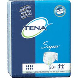 Product Cover TENA Super Brief, Large, Heavy Absorbency Nite Briefs, Disposable, 67501 - Pack of 28