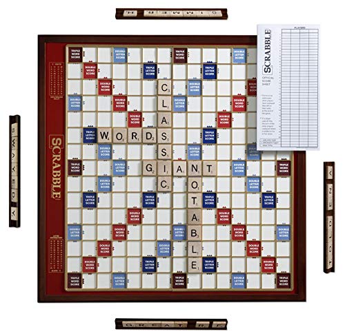 Product Cover Scrabble Giant Deluxe Edition with Rotating Wooden Board