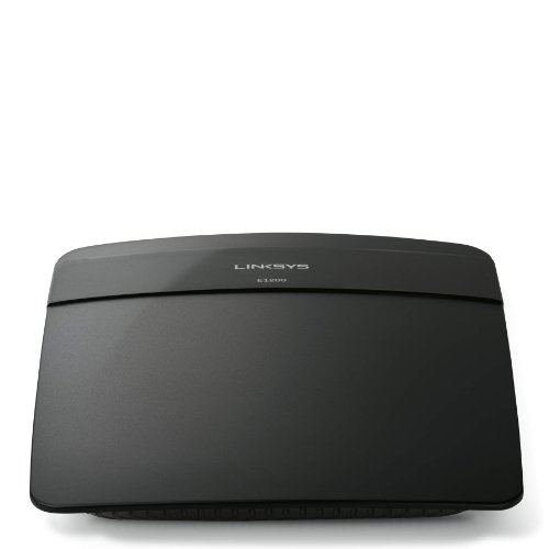 Product Cover Linksys E1200 N300 Wi-Fi Wireless Router with Connect Including Parental Controls & Advanced Settings, Black