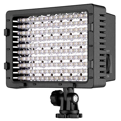 Product Cover NEEWER 160 LED CN-160 Dimmable Ultra High Power Panel Digital Camera / Camcorder Video Light, LED Light for Canon, Nikon, Pentax, Panasonic,SONY, Samsung and Olympus Digital SLR Cameras