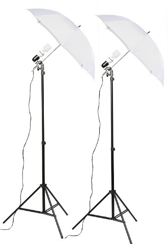 Product Cover Fancierstudio Lighting Kit (DK2) Umbrella Lighting Kit, Professional Lighting for Studio Photography, Portrait Lighting, Continuous Lighting kit and Video Lighting