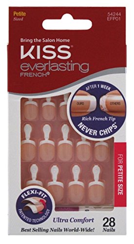 Product Cover Kiss Products Everlasting French Petite Nail Kit, Clear Pink, 0.07Pound