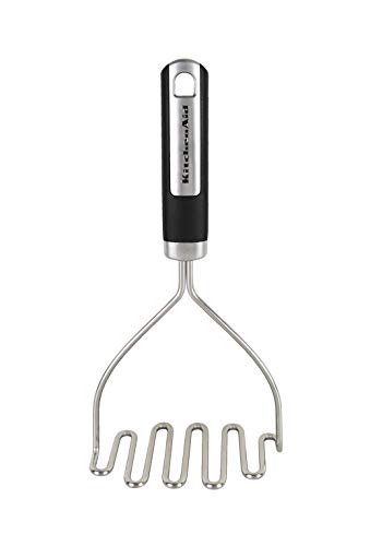 Product Cover KitchenAid Gourmet Stainless Steel Wire Masher, Black - KN008OHOBA