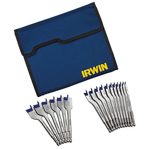 Product Cover Irwin Tools 1792761 Speedbor Blue-Groove Pro Spade Bit Set with Storage Case, 17-Piece