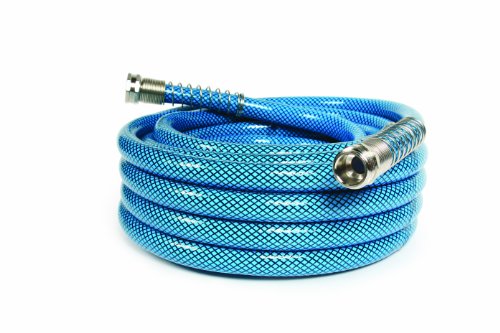 Product Cover Camco 35ft Premium Drinking Water Hose - Lead and BPA Free, Anti-Kink Design, 20% Thicker Than Standard Hoses 5/8