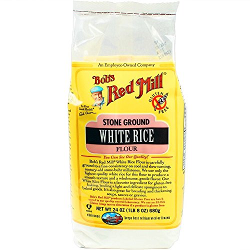 Product Cover Bob's Red Mill Gluten Free White Rice Flour, 24 Ounce (Pack of 4)