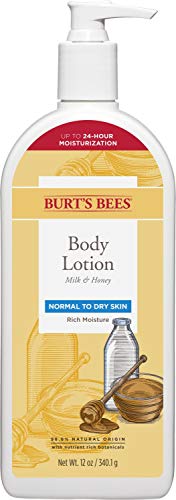 Product Cover Burt's Bees Milk & Honey Body Lotion, Normal to Dry Skin - 12 Ounce (Packaging May Vary)