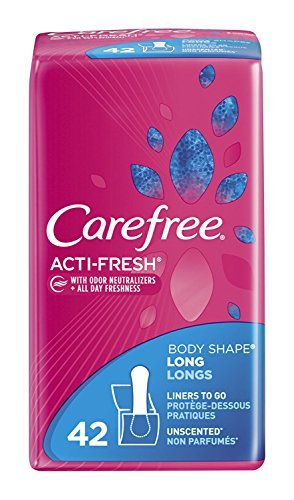 Product Cover Carefree Body Shape Long Unscented 42-count (Pack of 2)