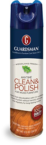 Product Cover Guardsman Clean & Polish For Wood Furniture - Woodland Fresh - 12.5 oz - Silicone Free, UV Protection - 460100