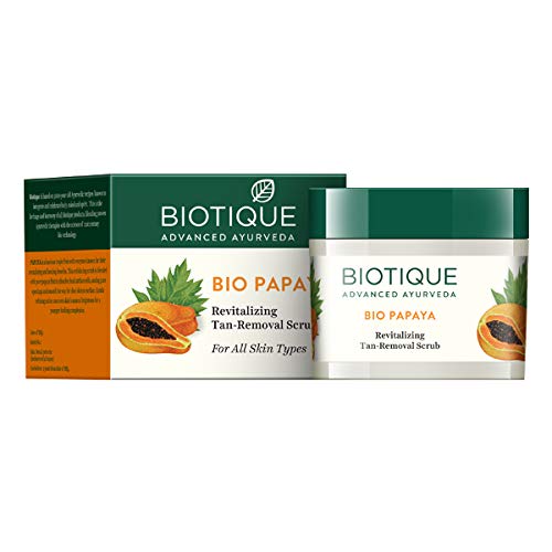 Product Cover Biotique Bio Papaya Revitalizing Tan Removal Scrub, 75g