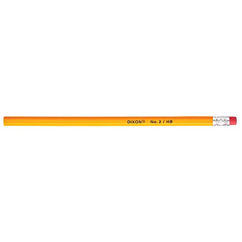 Product Cover Dixon No. 2 Yellow Pencils, Wood-Cased, Black Core, 12-Count (14402)