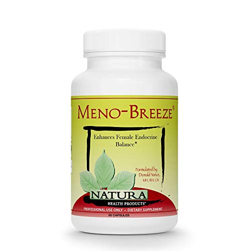 Product Cover Natura Health Products - Meno-Breeze, Black Cohosh Menopause Complex for Women - Night Sweats, Mood Swings, Occasional Sleeplessness, and Hot Flashes Menopause Relief* 60 Capsules