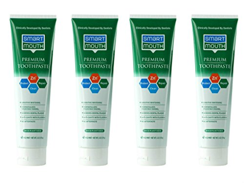 Product Cover SmartMouth Premium Toothpaste for Elite Oral Health Protection, 6 oz, 4-Pack